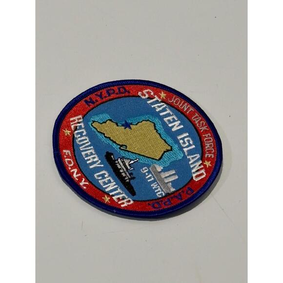 Staten Island Recovery Center Patch, 9-11 Joint Task Force Collectible - Picture 2 of 3